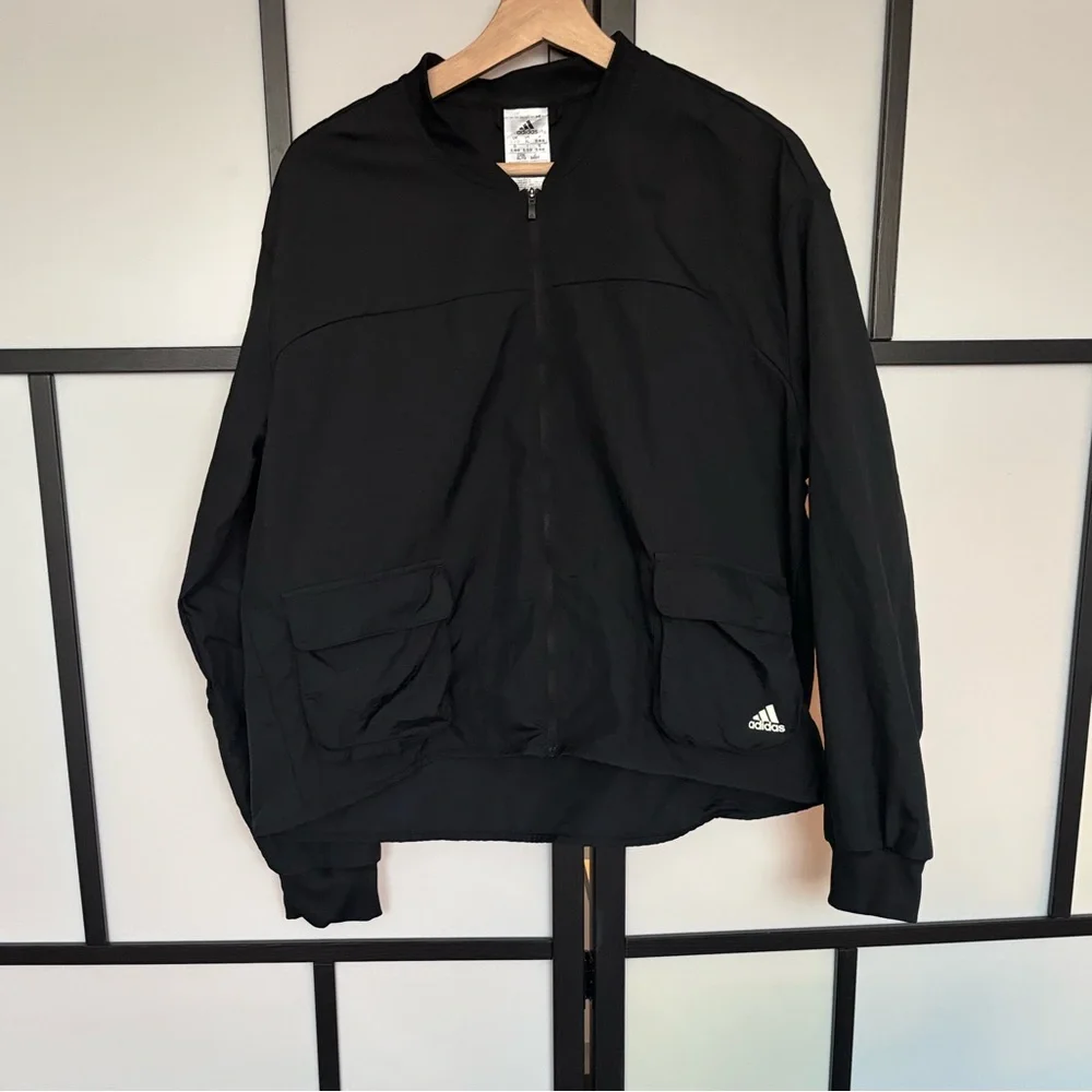 Adidas x Zoe Saldana Collection Women's U For U Track Jacket windbreaker.Size XL - Picture 6 of 12